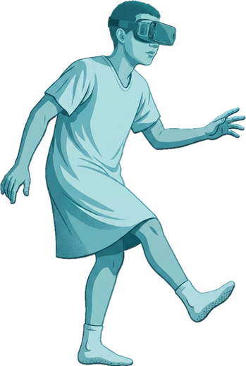 Virtual and mixed reality illustration