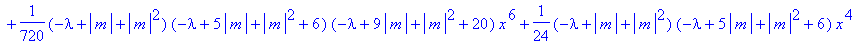(1/40320*(-lambda+abs(m)+abs(m)^2)*(-lambda+5*abs(m...