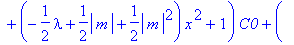 (1/40320*(-lambda+abs(m)+abs(m)^2)*(-lambda+5*abs(m...