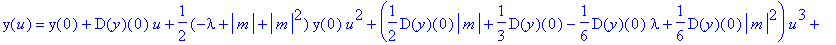 y(u) = series(y(0)+D(y)(0)*u+1/2*(-lambda+abs(m)+ab...