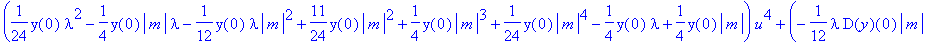 y(u) = series(y(0)+D(y)(0)*u+1/2*(-lambda+abs(m)+ab...
