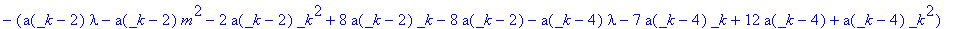 -(a(_k-2)*lambda-a(_k-2)*m^2-2*a(_k-2)*_k^2+8*a(_k-...