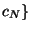 $c_N\}$