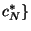 $c_N^*\}$