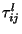 $\tau^l_{ij}$